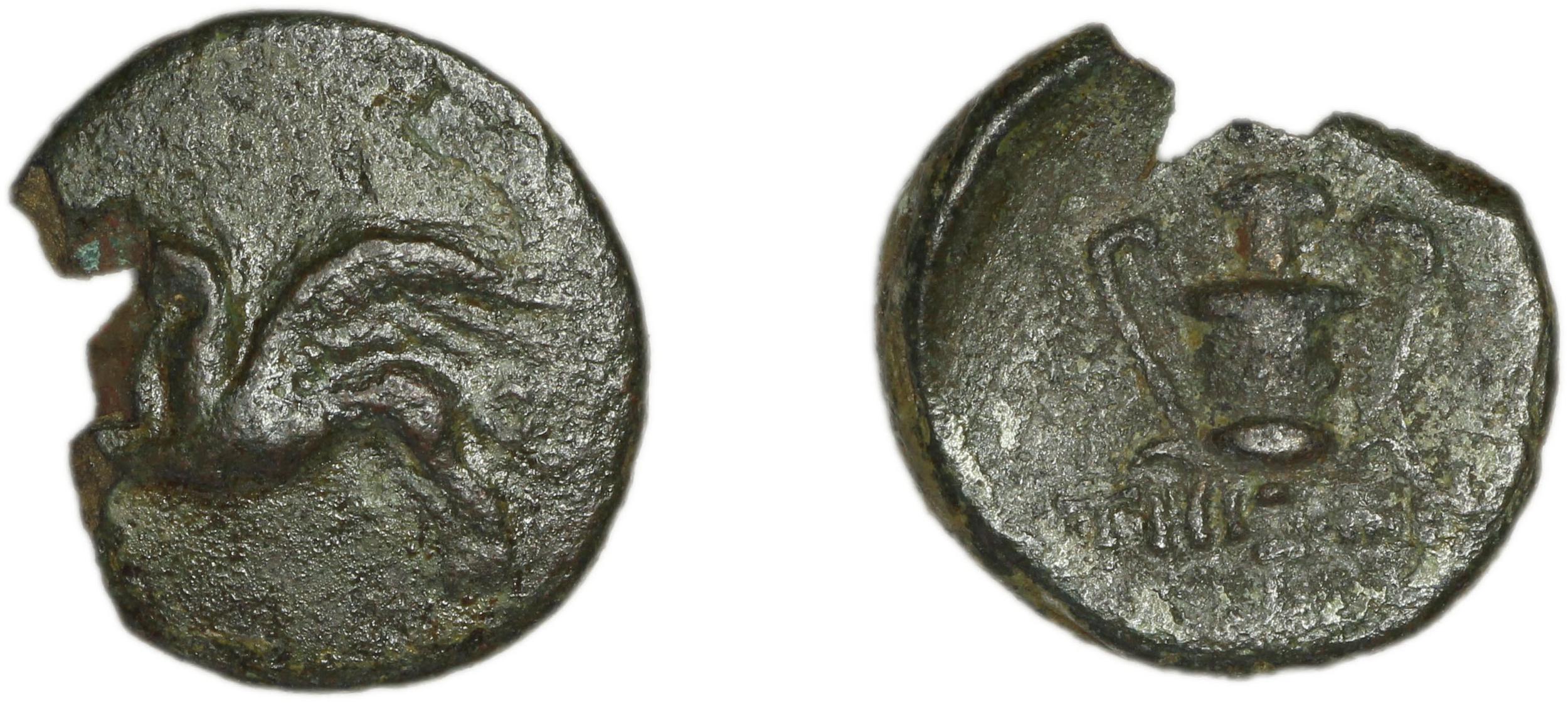 аверс Teos Kinns 1980 Period I.2, AE 3
