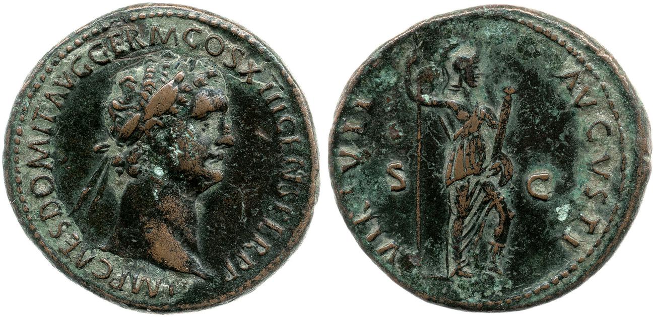 RIC II, Part 1 (second edition) Domitian 550, аверс, bm