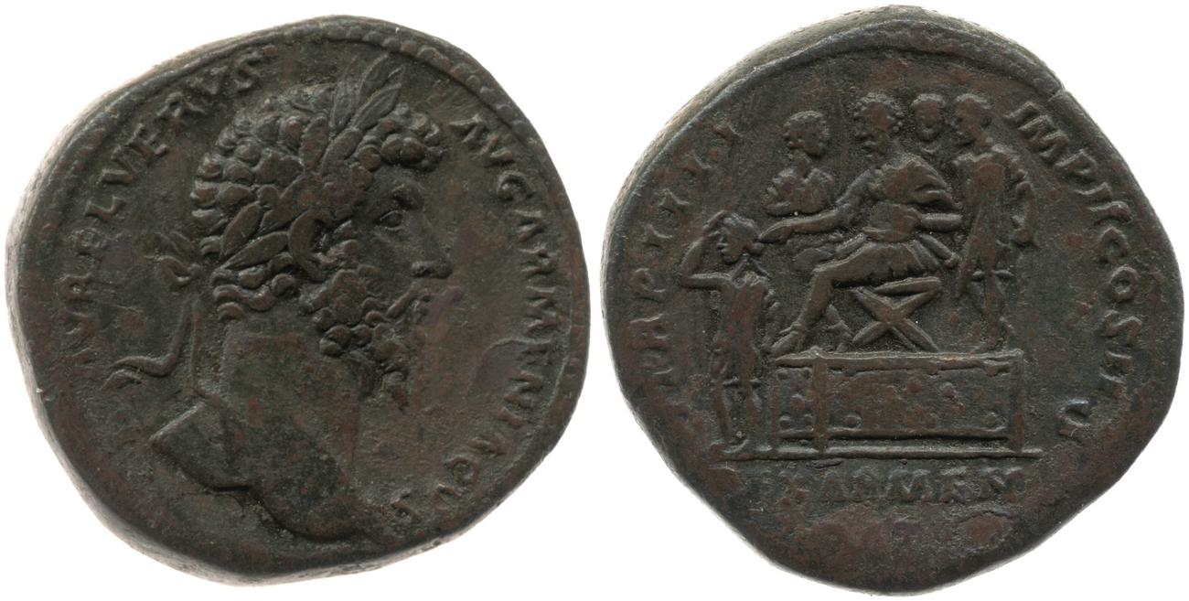 RIC III Marcus Aurelius 1370, аверс, bm