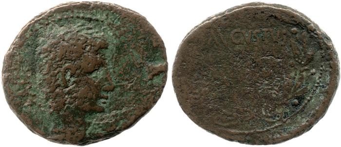 RIC I (second edition) Augustus 486, реверс, bm