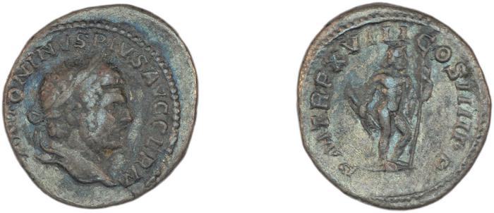 реверс RIC IV Caracalla 258C