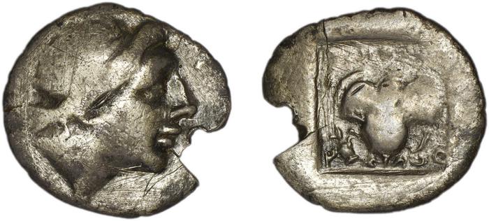 Rhodes Jenkins 1989 Group E drachms, реверс, bm
