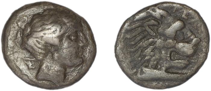 Cnidus Ashton 1999 Drachms, реверс, bm