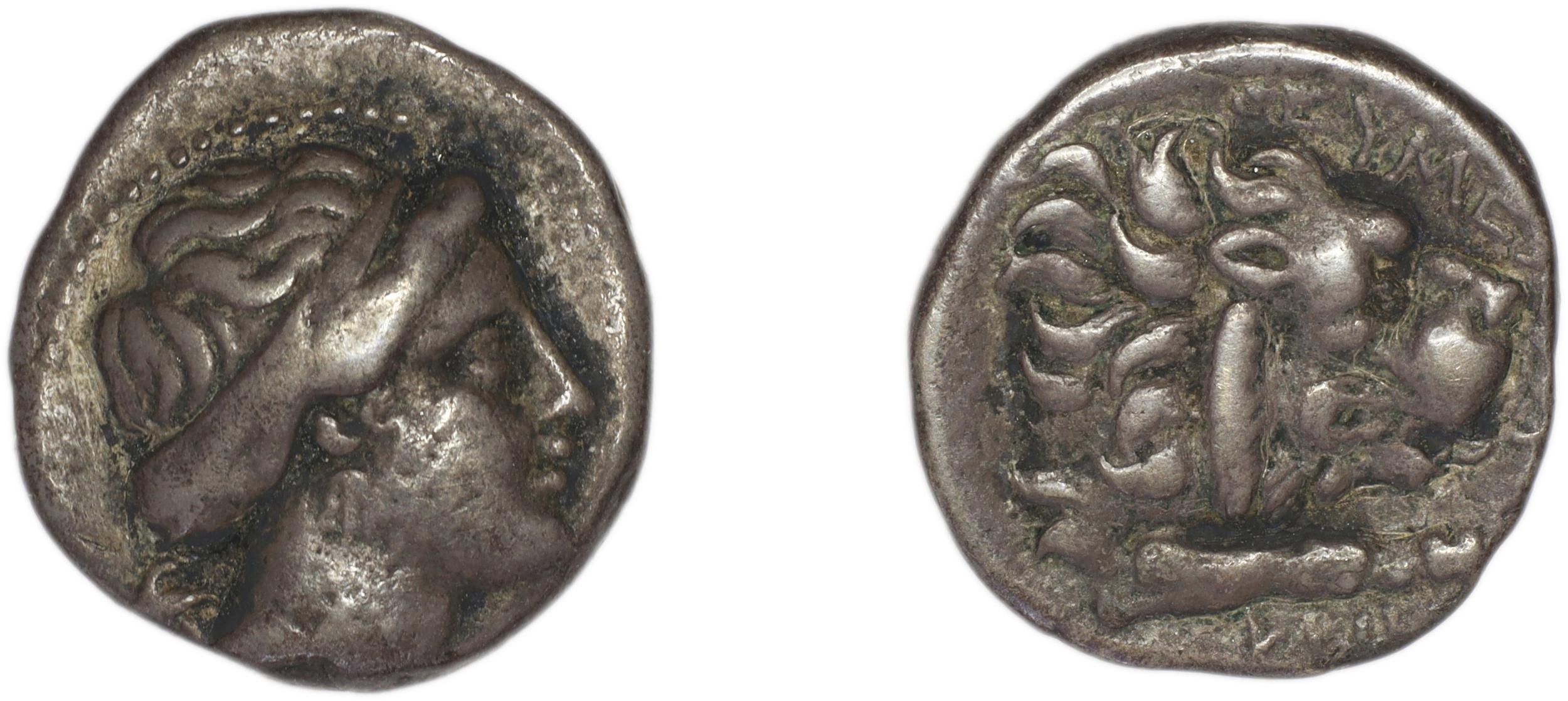 Cnidus Ashton 1999 Drachms, аверс, bm