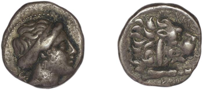 Cnidus Ashton 1999 Drachms, реверс, bm