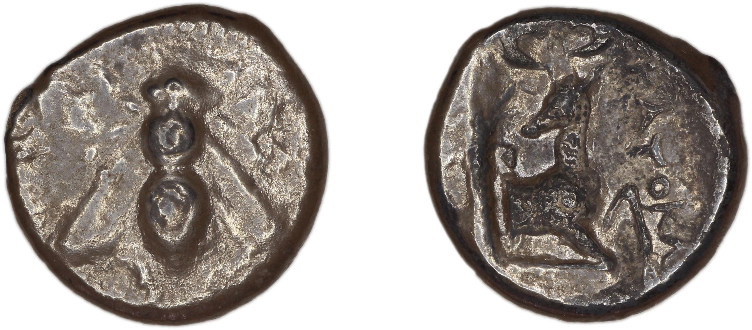 obverse Ephesus Kinns and Holt 2023 Period III, AR XV