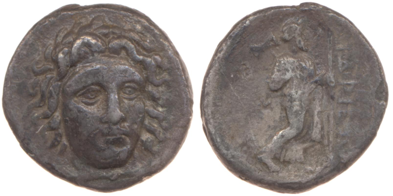 Idrieus of Caria Halicarnassus Konuk 1998 1, аверс, bm