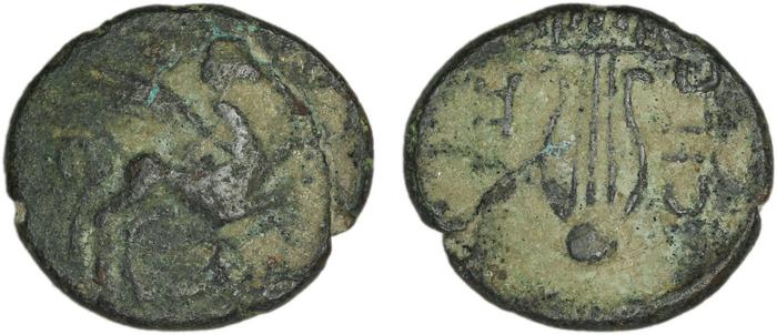 Teos Kinns 1980 Period II, AE 10, реверс, bm