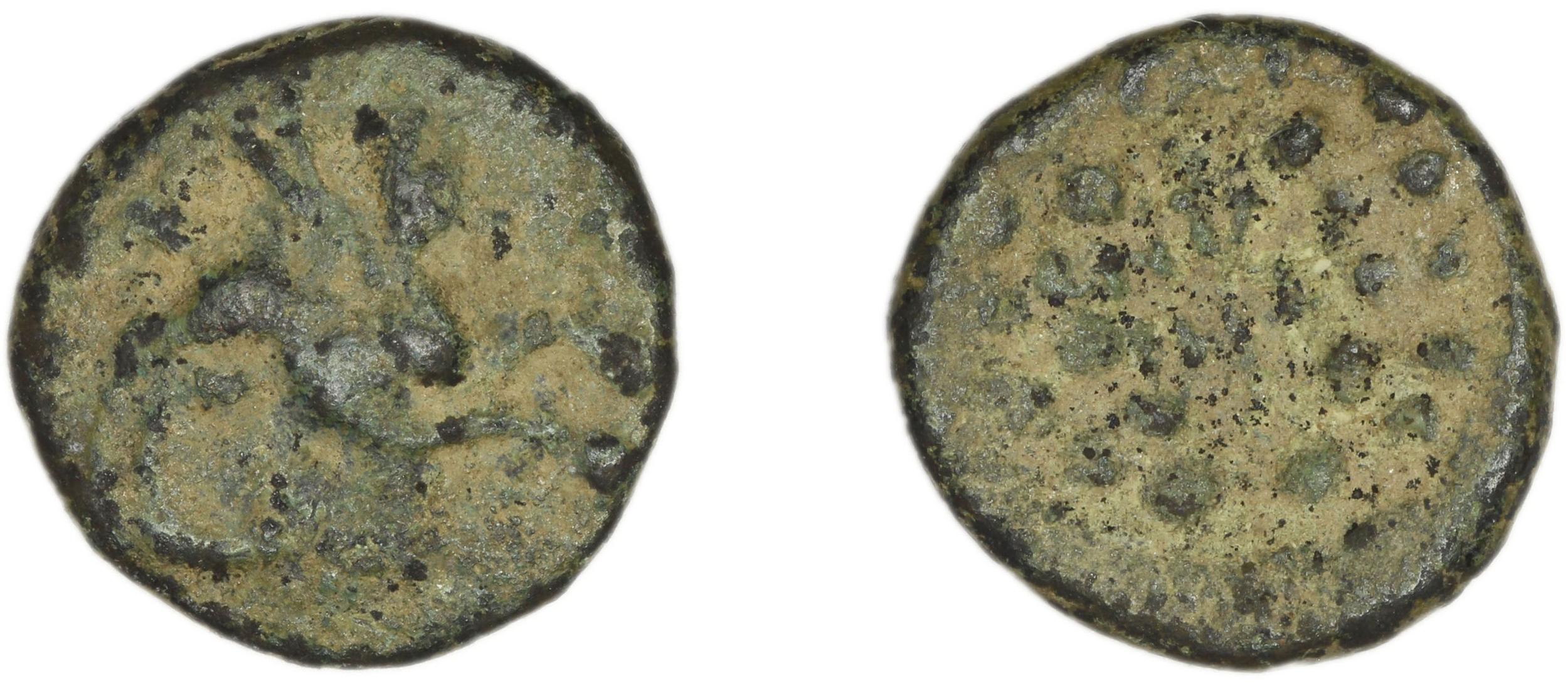 Teos Kinns 1980 Period I.2, AE 9, аверс, bm