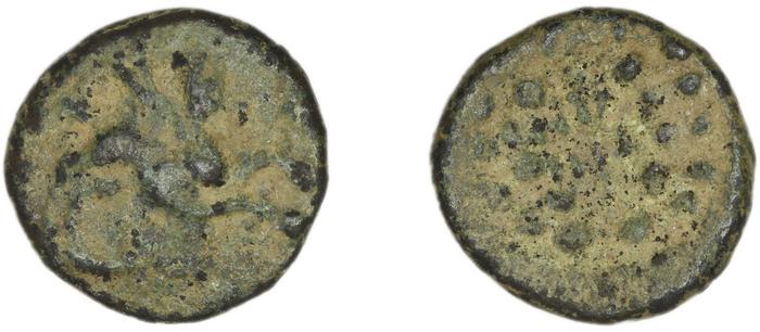 Teos Kinns 1980 Period I.2, AE 9, реверс, bm