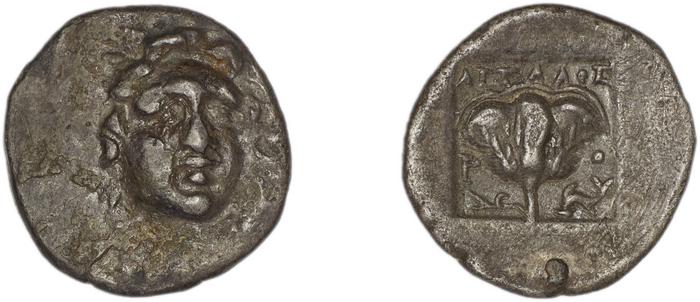 Rhodes Jenkins 1989 Group D hemidrachms, реверс, bm