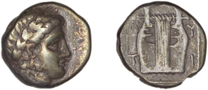 Mytilene Babelon 1910 2243-50, реверс, bm