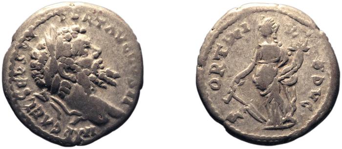 RIC IV Septimius Severus 377, реверс, bm