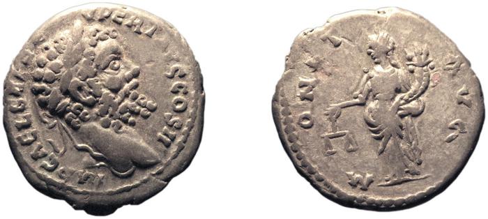 RIC IV Septimius Severus 411A, реверс, bm