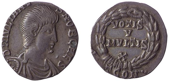 RIC VIII Arelate 264, реверс, bm