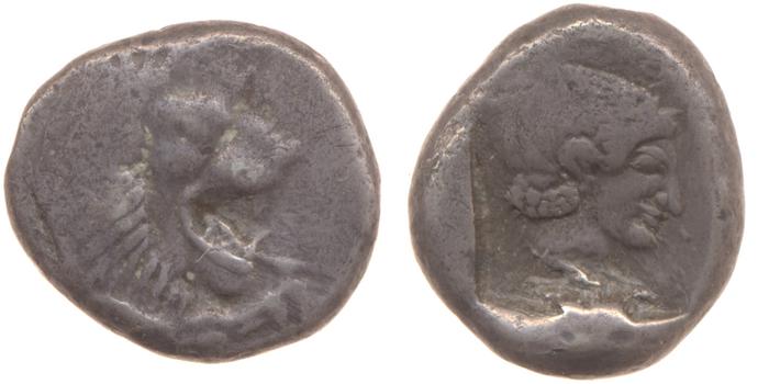 Cnidus Cahn 1970 Series II, реверс, bm