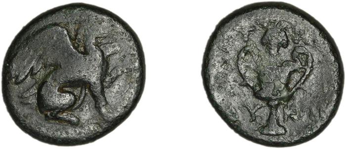 Teos Kinns 1980 Period I.2, AE 6, реверс, bm