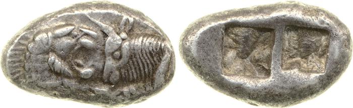 Sardis Carradice 1987 Croeseid A heavy, реверс, bm