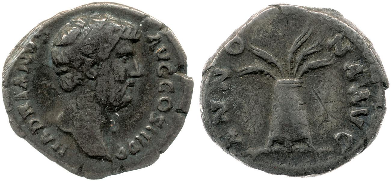 RIC II, Part 3 (second edition) Hadrian 2318, аверс, bm