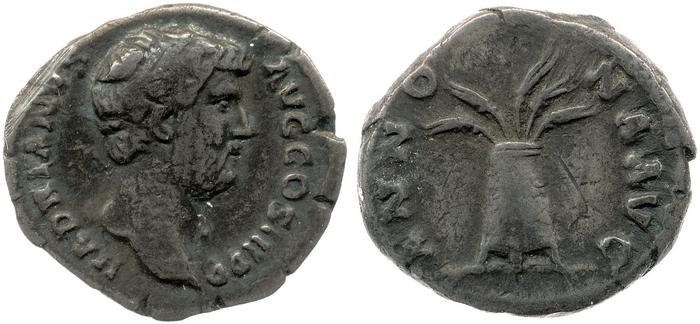 RIC II, Part 3 (second edition) Hadrian 2318, реверс, bm