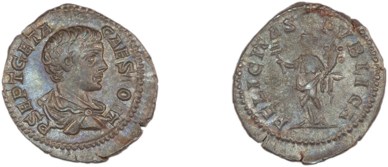 RIC IV Geta 9A, аверс, bm