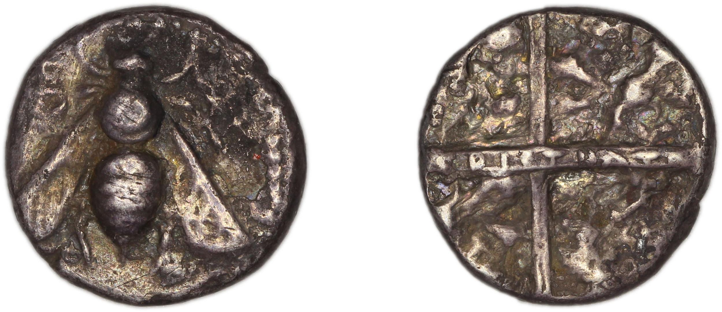 Ephesus Kinns and Holt 2023 Period I, AR I-II, аверс, bm