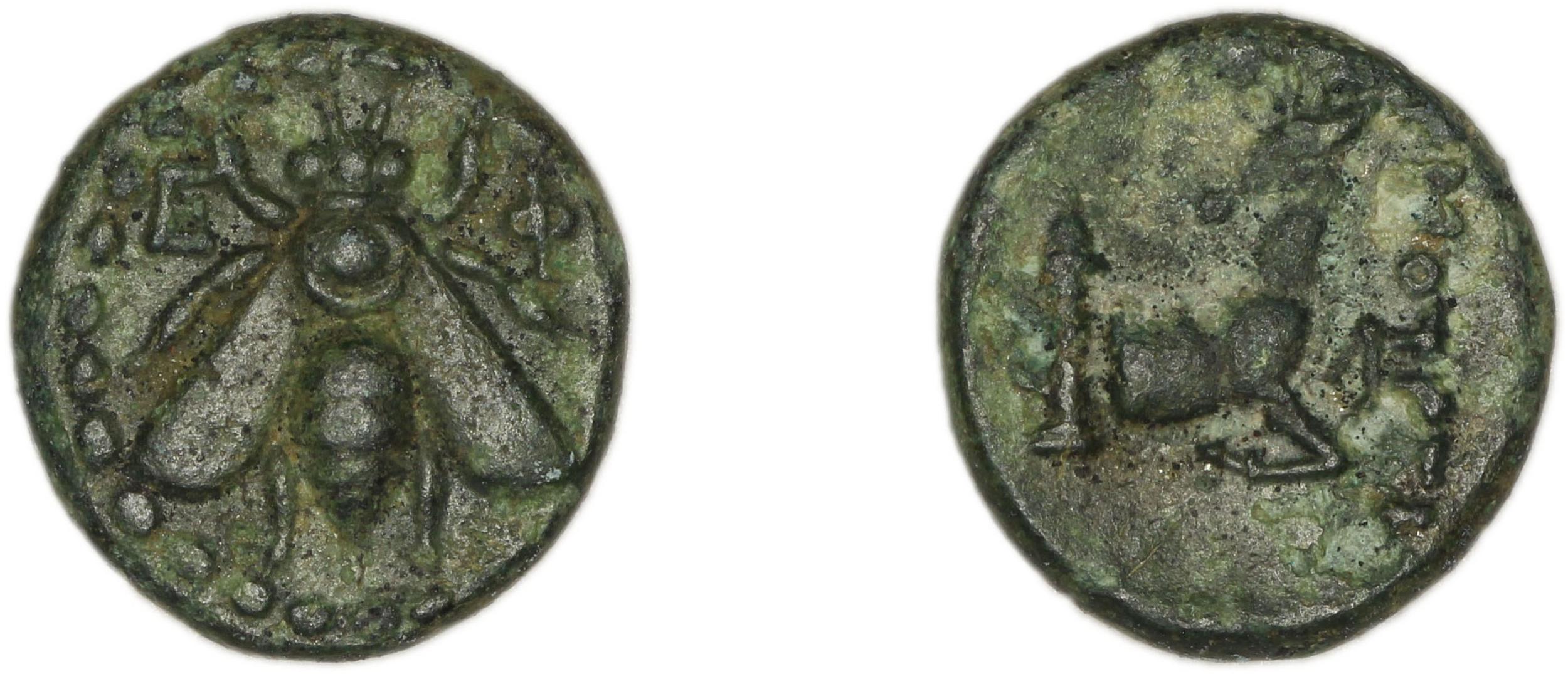 obverse Ephesus Kinns and Holt 2023 Period V, AE XV