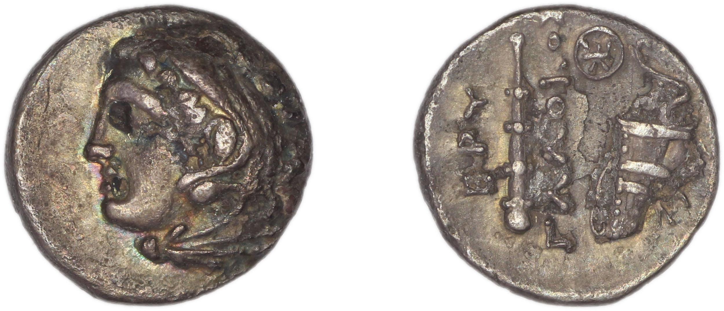 Erythrae Kinns 1980 Period III, AR VI, аверс, bm