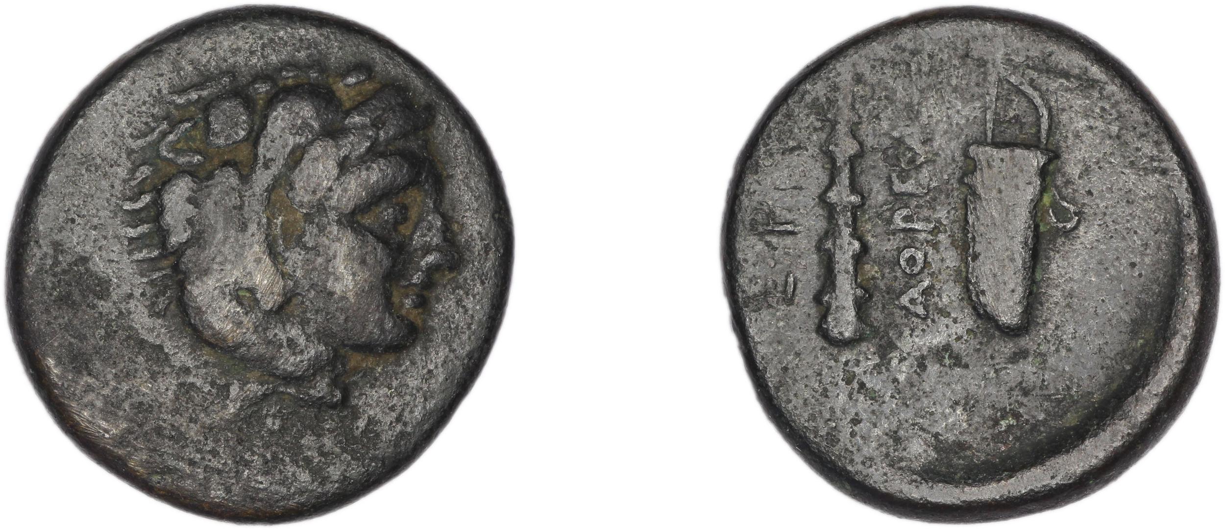 Erythrae Kinns 1980 Period II.3, AE 5, аверс, bm