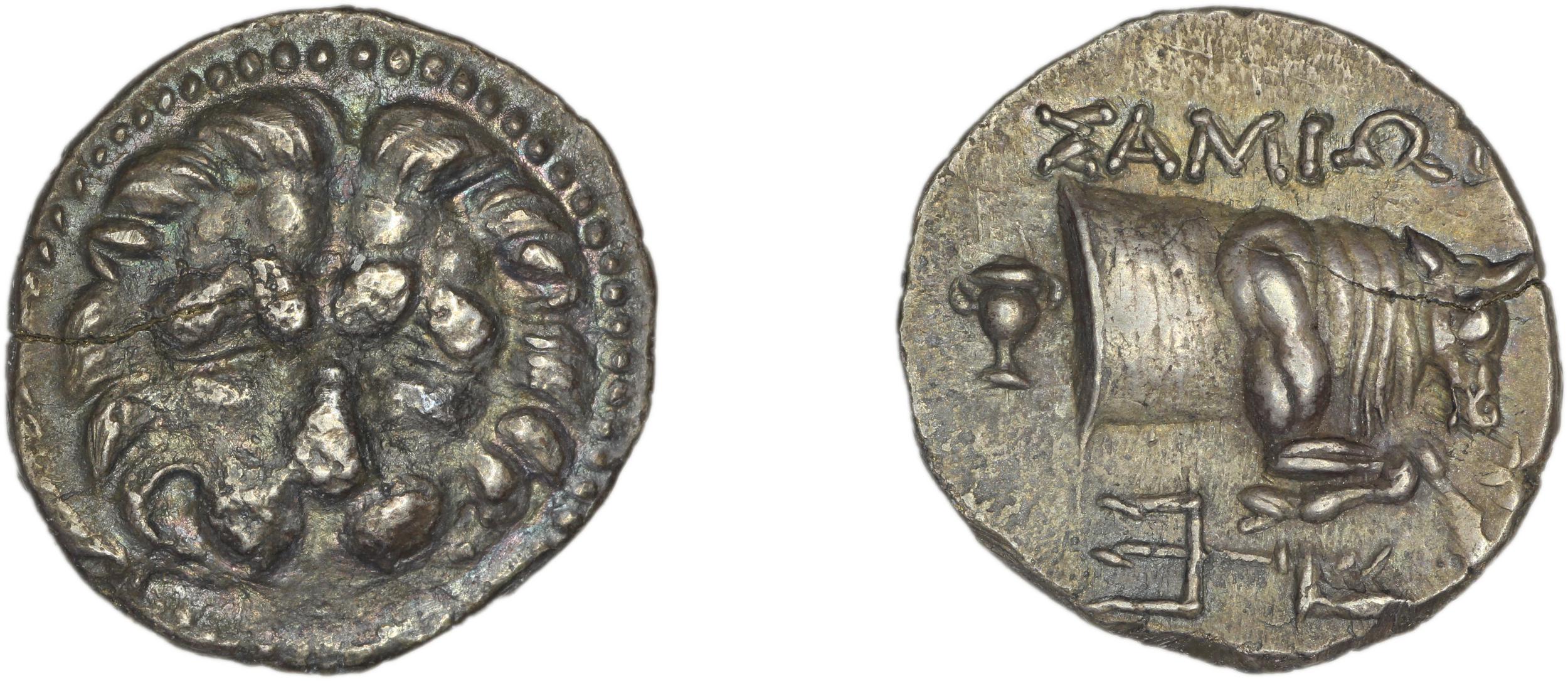 Samos Barron 1966 Ptolemaic octobols, аверс, bm