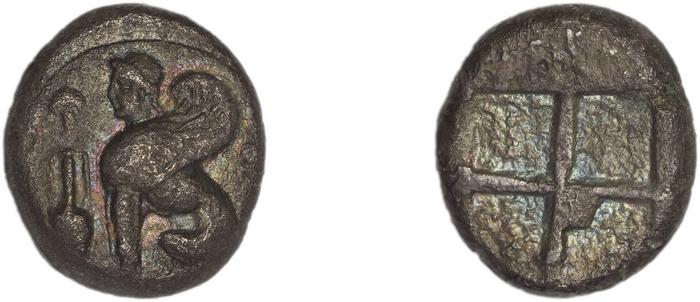Chios Hardwick 1991 Chian 410-380 ar, реверс, bm