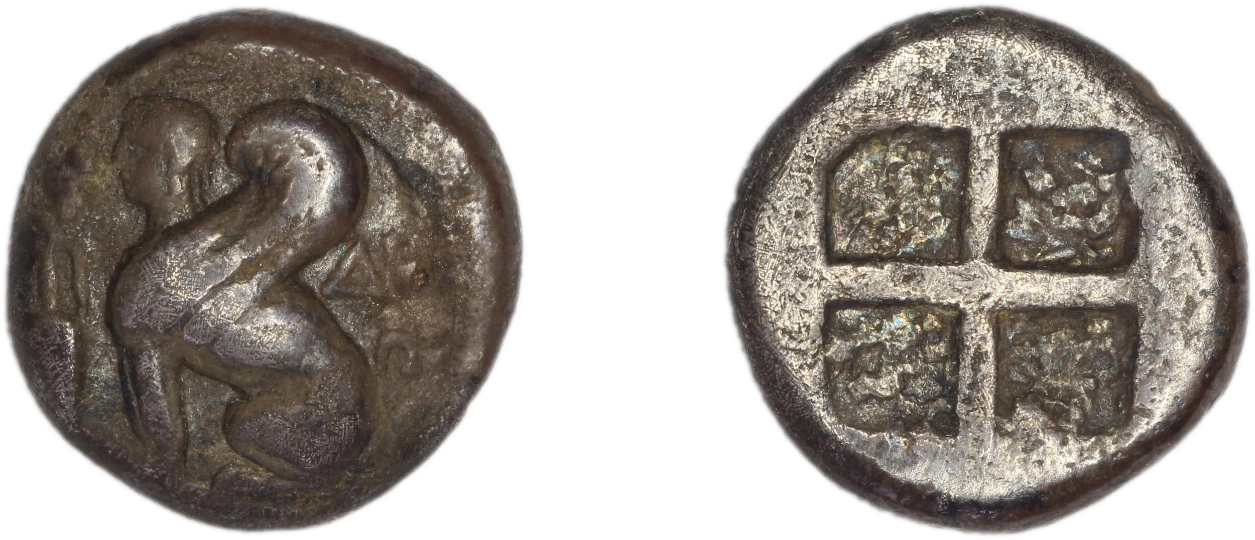 Chios Hardwick 1991 Chian 410-380 ar, аверс, bm