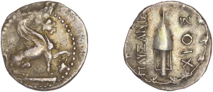 реверс Chios Lagos 1998 Reduced denarius standard