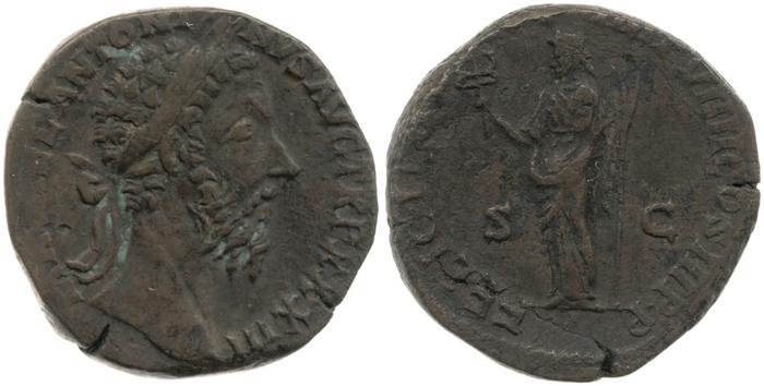 реверс RIC III Marcus Aurelius 1237