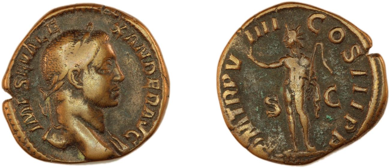 RIC IV Severus Alexander 500, аверс, bm