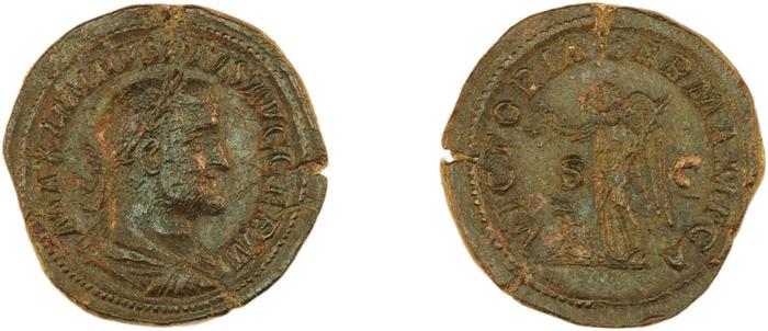 RIC IV Maximinus Thrax 90, реверс, bm