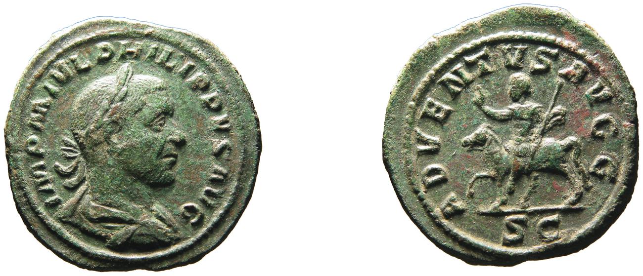 RIC IV Philip I 165, аверс, bm