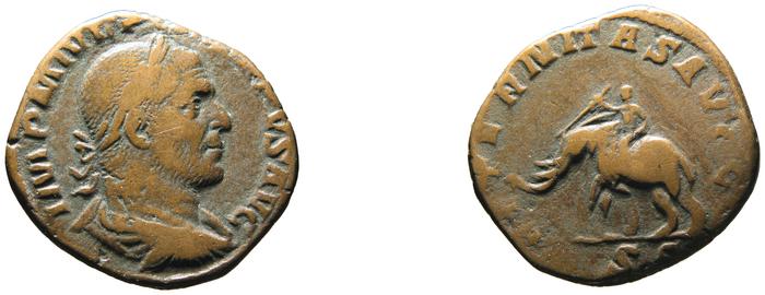RIC IV Philip I 167A, реверс, bm