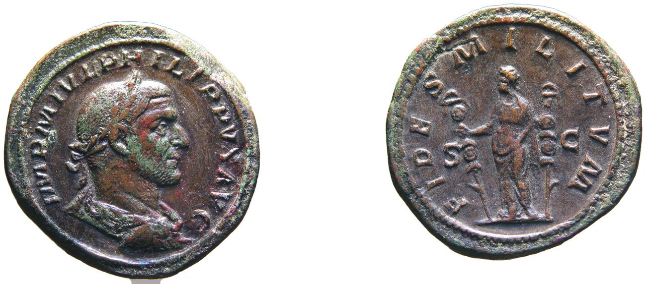 RIC IV Philip I 172A, аверс, bm