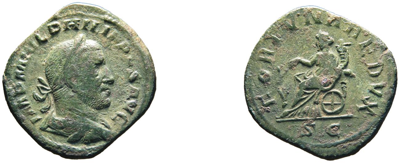 RIC IV Philip I 174A, аверс, bm