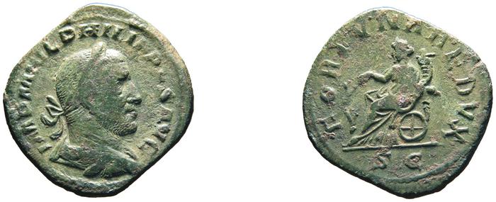 RIC IV Philip I 174A, реверс, bm