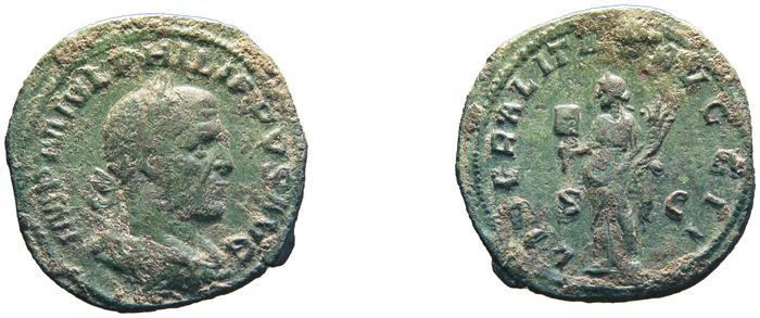RIC IV Philip I 180A, реверс, bm