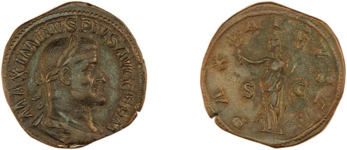 RIC IV Maximinus Thrax 81, реверс, bm
