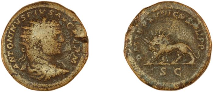 RIC IV Caracalla 552, реверс, bm