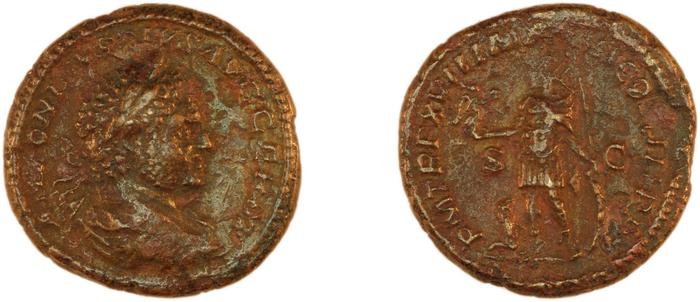 реверс RIC IV Caracalla 531A