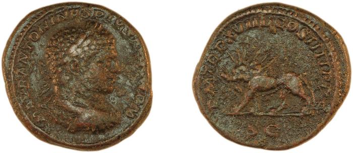 реверс RIC IV Caracalla 564C
