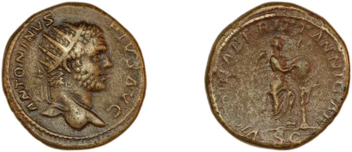 реверс RIC IV Caracalla 467