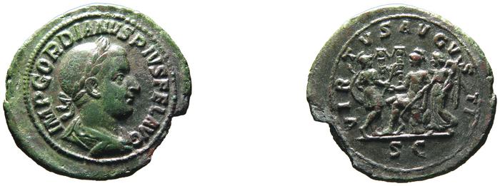 RIC IV Gordian III 326, реверс, bm