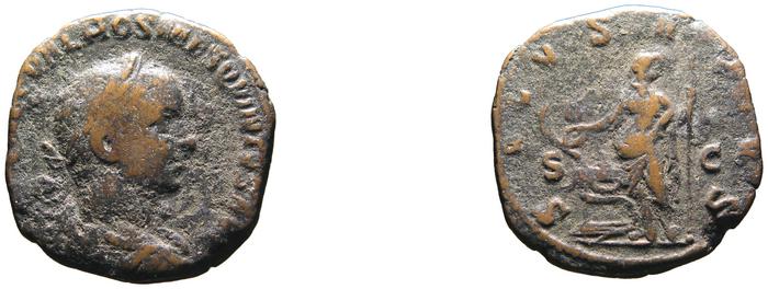 реверс RIC IV Trajan Decius 224