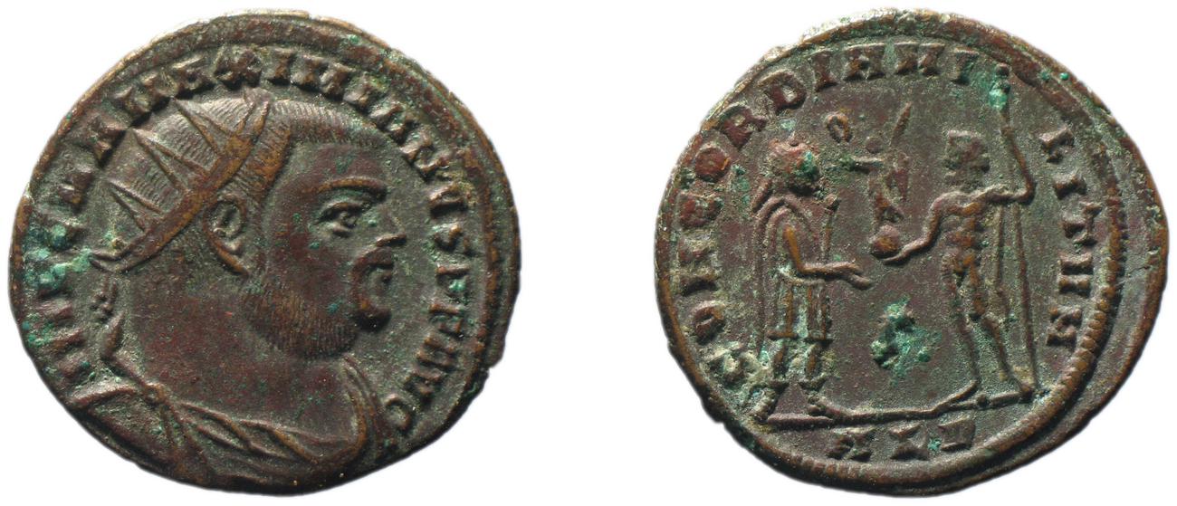 RIC VI Alexandria 46b, аверс, bm